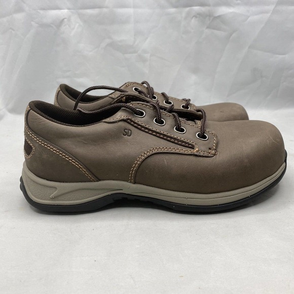 RED WING Women's ComfortPro Oxford Safety Toe Work Shoes 2309 Brown Size US 5 - Picture 1 of 9